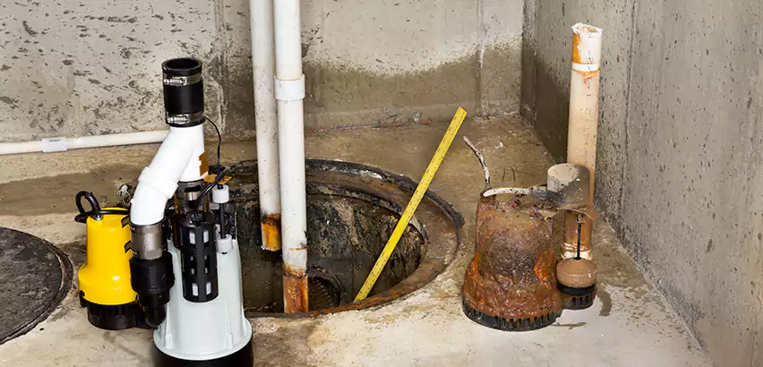 Installing Sump Pump in Finished Basement in East Ridge, TN