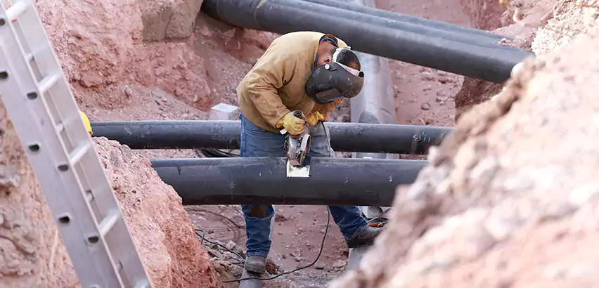 Cast Iron Sewer Pipe Replacement in East Ridge